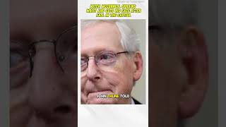 Mitch McConnell sprains wrist and cuts his face after fall in the Capitol news Mitch McConnell [upl. by Yrffej]