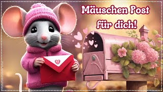 💌💕🐁Guten Morgen Das Mäuschen wünscht dir einen schönen Tag 🐁💕💌 Grußvideo kostenlos zum Versenden [upl. by Onabru444]