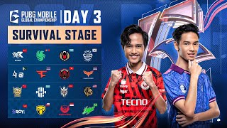 ID 2024 PMGC League  Survival Stage Day 3  PUBG MOBILE Global Championship [upl. by Durstin]