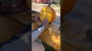 Pumpkin carving awesome shorts halloween [upl. by Burnight607]