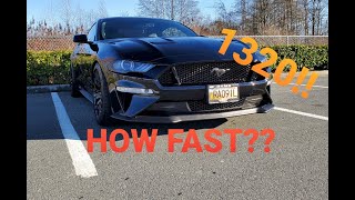 2019 MUSTANG GT PREMIUM QUARTER MILE RUNS HOW FAST IS IT [upl. by Milburr777]