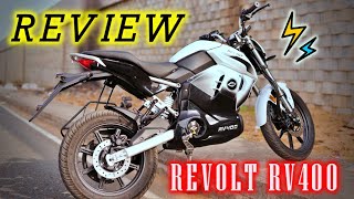 REVOLT RV400 ELECTRIC SPORTS BIKE REVIEW revolt [upl. by Aseeram592]