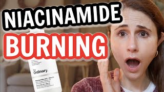 Why NIACINAMIDE BURNS amp CAUSES REDNESS Dr Dray [upl. by Jordans983]