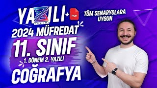 11SINIF COĞRAFYA 1DÖNEM 2YAZILI SINAVI [upl. by Ahsak]