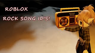 Roblox Rock song IDs 2024 [upl. by Quarta]