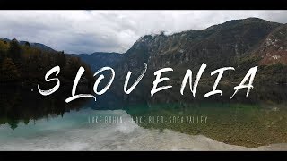 SLOVENIA 4K  LAKE BOHINJ  LAKE BLED  SOČA VALLEY [upl. by O'Doneven]