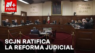 SCJN Desecha proyecto sobre impugnaciones a Reforma del Poder Judicial  Las Noticias [upl. by Bonni744]