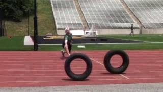 Frisbee Trick Shots  Towson Edition [upl. by Naehs654]