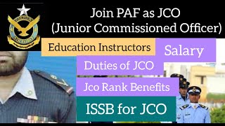 How to Join PAF as JCO  Junior Commissioned Officer Pak Forces Gauge [upl. by Roxi]