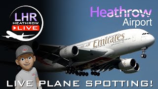 LIVE Heathrow Airport Reverse Ops  Sunday 11th August planespotting [upl. by Llesirg]