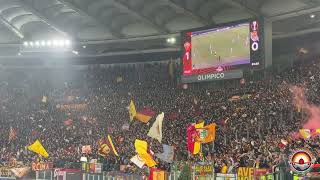 Roma  Real Sociedad 20 Giallorossa è unica questa maglia è magica per me il coro della Curva Sud [upl. by Arym]