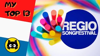 🇳🇱 Regio Songfestival 2024 · MY TOP 13 · Eurogatito [upl. by Dafodil]