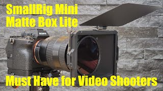 SmallRig Mini Matte Box Lite 3757 Unboxing and Review [upl. by Joel217]