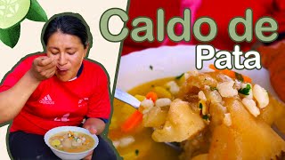 CALDO DE PATA 🐮 la receta del COLAGENO 🤩👌✅✅ [upl. by Berriman]