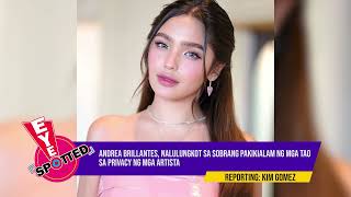 Andrea Brillantes nalulungkot sa sobrang pakikialam ng mga tao sa privacy ng mga artista [upl. by Anwahsad]