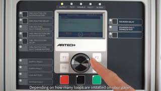 How to quotlearnquot devices onto the loop  2X Aritech Control Panel [upl. by Attennhoj]