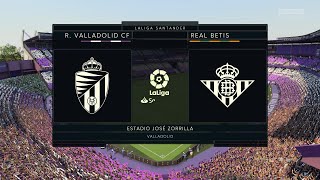 Real Valladolid vs Real Betis 09102022 LaLiga FIFA 23 [upl. by Aidnyl]