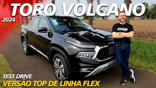 FIAT TORO VOLCANO FLEX 2024  Anda Muito Mais Que A Diesel [upl. by Bluh]