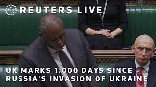 LIVE UK House of Commons as Ukraine marks 1000 days since Russias invasion [upl. by Odlanar899]