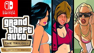 GTA Trilogy Remastered auf der Nintendo Switch angespielt  Grafik amp Performance SCHLECHT [upl. by Miarfe]