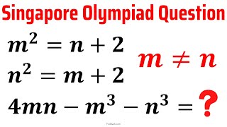 Singapore Math Olympiad Question  Can You Solve This [upl. by Araid]