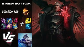 BOTTOM Swain vs Ashe  NA Challenger Patch 1422 [upl. by Iahk]