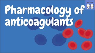 Pharmacology of anticoagulants Heparin Warfarin Direct thrombin inhibitors Coagulation cascade [upl. by Sivaj]