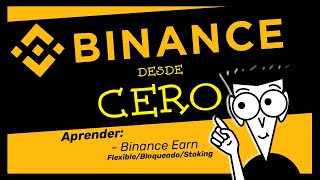 💸BINANCE AHORRO💸 FLEXIBLES  STAKING  INTERESES PASIVOS [upl. by Kerge]