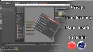 Create Translucency Channels Inside Redshift for Cinema 4D [upl. by Cila]