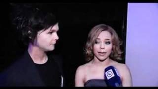 Entrevista a Lauri Ylönen y Paula Vesala en los Jussi Gaala 2011 [upl. by Aeslek]