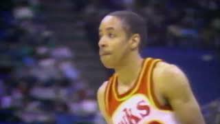 1986 Spud Webbs 50 point dunks [upl. by Ainahs]