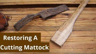 Restoring and Handling A Cutting Mattock [upl. by Yliah]