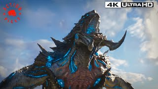 Jaeger DESTROYS Mega Kaiju on MtFuji  Pacific Rim Uprising 4k HDR [upl. by Lehcim]