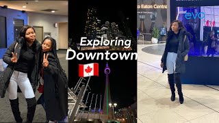 FUN VLOG  FIRST TIME IN DOWNTOWN TORONTO with my CELEBRITY FRIEND and THIS HAPPENED 🤦🏽‍♀️ [upl. by Newton]