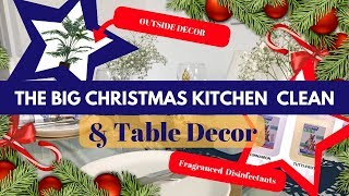 Christmas Kitchen Clean Up  Christmas Cleaning Routine  Table Decor amp Entrance Inspiration [upl. by Launcelot]