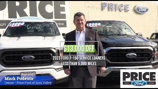 13k off 2023 Ford F150s  Black Friday Sales at Price Ford of Simi Valley [upl. by Ramso]