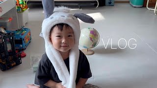 VLOG 돌아온 아빠랑 태하랑 브이로그 🪽 엄마랑 예린이는 조리원행〰️ ENJP [upl. by Lilia]