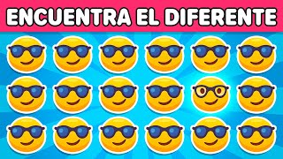 Encuenta el Emoji Diferente 2022 🙃🔥🙂 Nivel Dificil  Test Quiz  PlayQuiz en español [upl. by Eirrak]