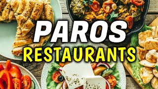 Top 20 Best Restaurants amp Food Experiences in Paros Greece  Where To Eat In Paros Greece [upl. by Kaya211]