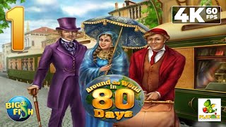 Around the World in 80 Days PC by Big Fish Games  4K60 Walkthrough Part 1  England [upl. by Drugge]