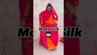 Modal silk fabric hand dye cotton odhna [upl. by Eillac465]