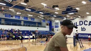 Hilliard Davidson vs Marysville playoffs 30 volleyball [upl. by Ferrell]