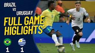 Brazil vs Uruguay World Cup Qualification Highlights [upl. by Jerroll804]