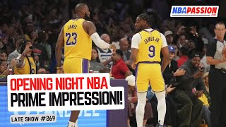 OPENING NIGHT NBA prime IMPRESSIONI [upl. by Disharoon576]