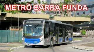 Metrô Barra Funda São PauloSP  Movimentação de Ônibus 16 [upl. by Luigino]