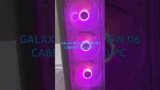 GALAX REVOLUTION 06 CABINET PC BUILD ARGB Galax white cabinet pc gaming gamer [upl. by Anitsenre]