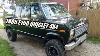 1985 E150 Quigley 4x4 Van ConversionHighland ladder rack amp seat installationOutside the Box [upl. by Holladay]