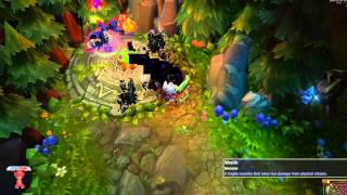 Custom Skin Spotlight Adventure Time Teemo League of Legends LoL [upl. by Caspar]