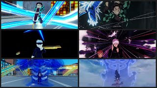 Dimensional Fighters vs show comparison Pt2 anime edition Roblox [upl. by Brear608]