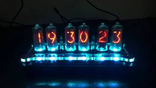 Sven nixie clock with IN82 tubes [upl. by Terle12]